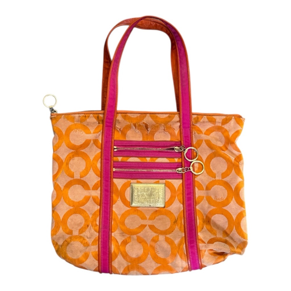 Orange Coach Poppy Bag